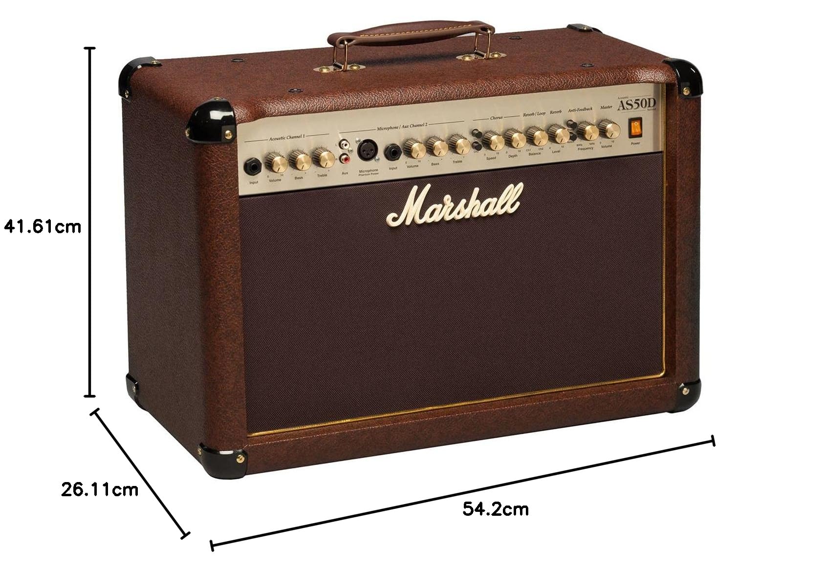 Marshall Acoustic Soloist AS50D 50 Watt Acoustic Guitar Amplifier